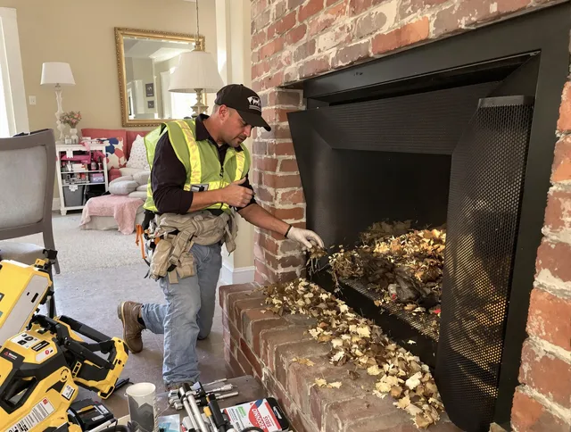 Safe screening installation by Parma Heights Chimney Sweep in Parma Heights, OH
