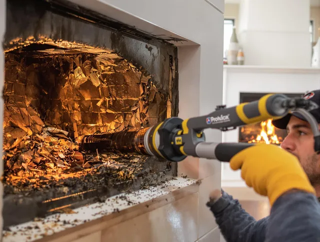 Professional chimney cleaning by Parma Heights Chimney Sweep in Parma Heights, OH