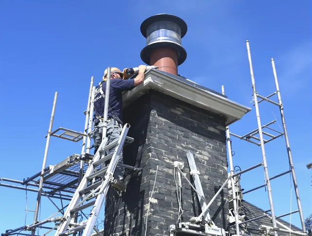 Sturdy chimney crown finished by Parma Heights Chimney Sweep in Parma Heights, OH