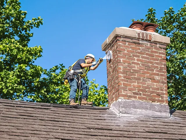 Parma Heights Chimney Sweep performing an inspection with advanced tools in Parma Heights, OH