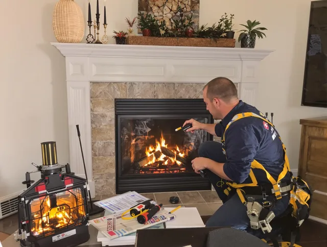 Safety-focused fireplace inspection by Parma Heights Chimney Sweep in Parma Heights, OH